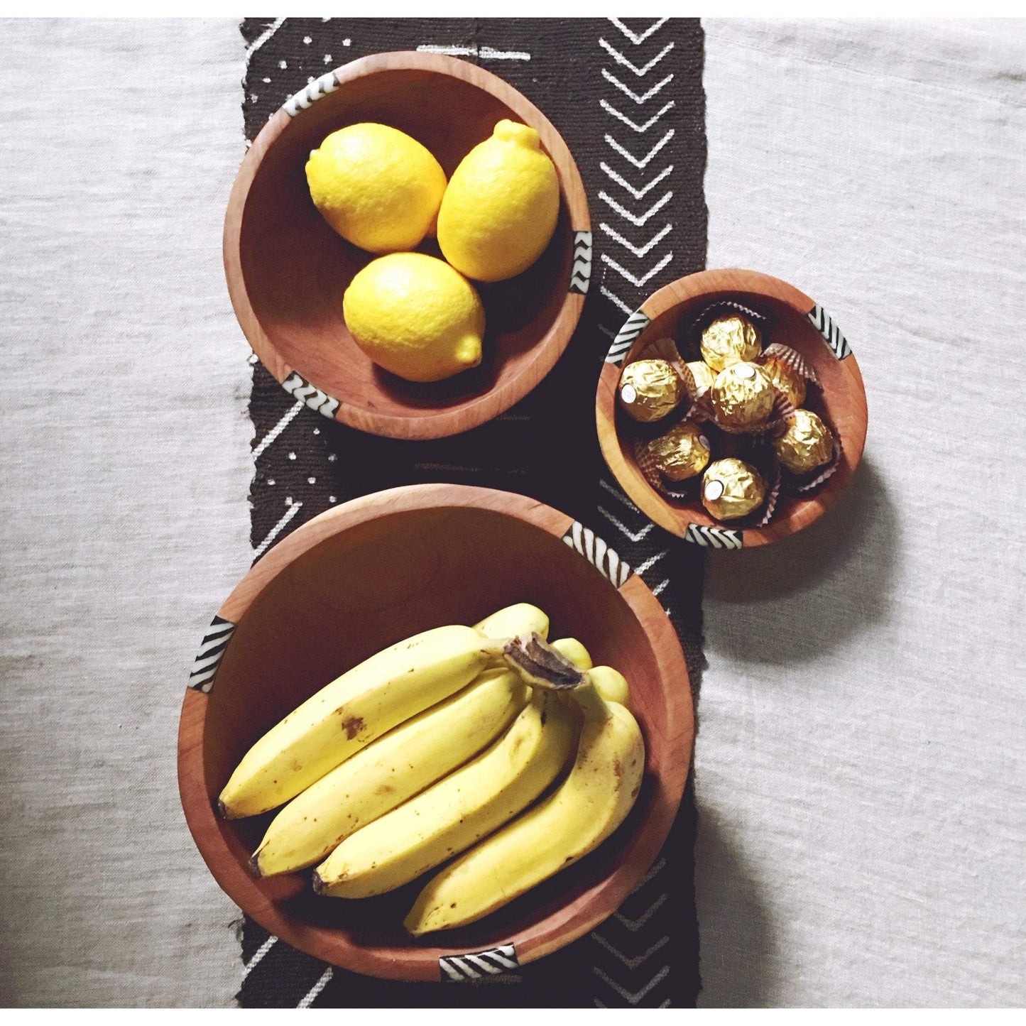 Olive Wood Serving Bowls