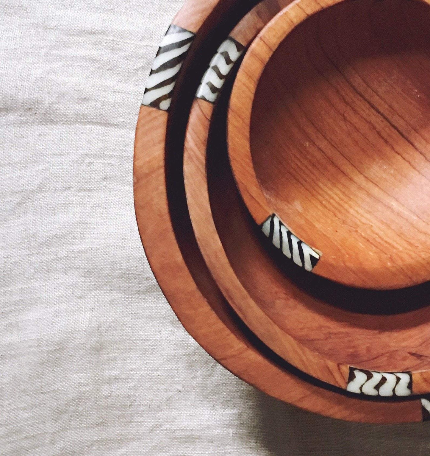 Olive Wood Serving Bowls