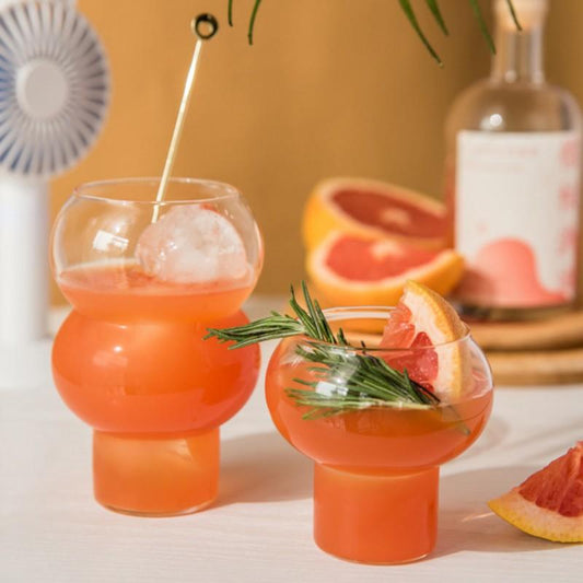 Bubble Drink Glass Set - Tall